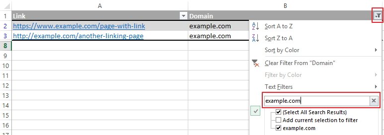 Domain-Filter