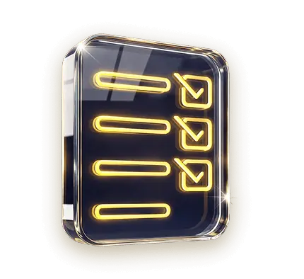 checklist glass icon