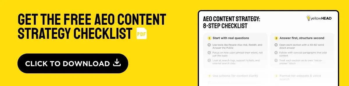 AEO checklist