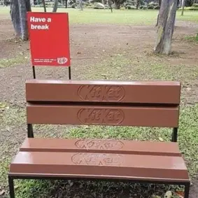 Get Creative: KitKat’s “Have a Break” Bench